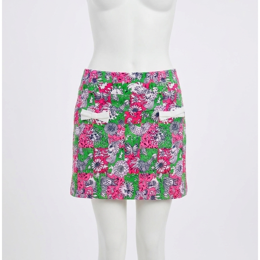 NEW LILLY PULITZER upf 50+ luxletic 15" monica skort in cherry blossom pink lil